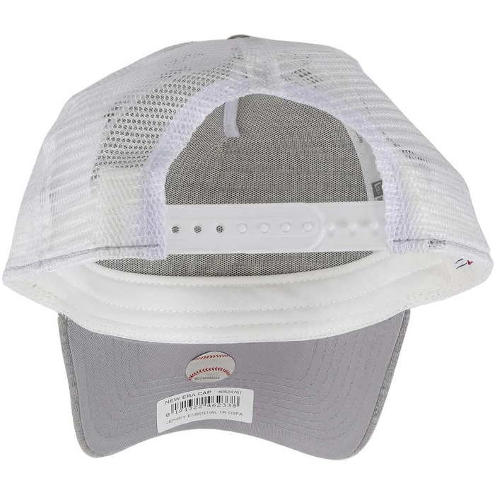 Кепка New Era New York Yankees Adjustable Trucker Cap Jersey Essential — сіра (Heather Black), універсальний розмір