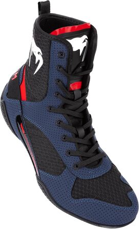 Боксерські черевики Venum Elite Unisex, 48 EU, темно-синій, чорний, червоний