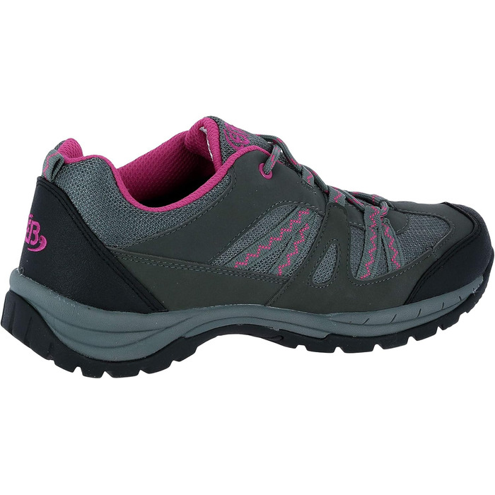 Туфлі трекінгові Brütting Unisex Fresno Low Rise, 38 EU, Антрацит-Рожевий