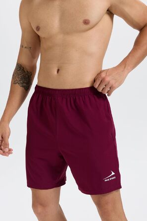 Чоловічі спортивні шорти Rane Sports з кишенями на блискавці — легкі та дихаючі для бігу, фітнесу та активного відпочинку, колір Windrot, розмір L