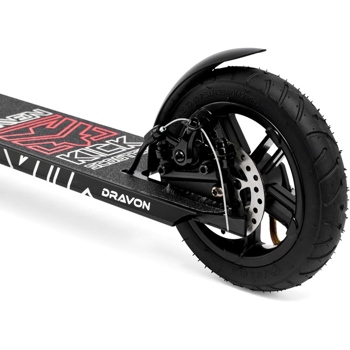 Скутер Raven Snug AIR з повітряними колесами, дзвіночком та тримачем для пляшки (200 мм, Dravon)