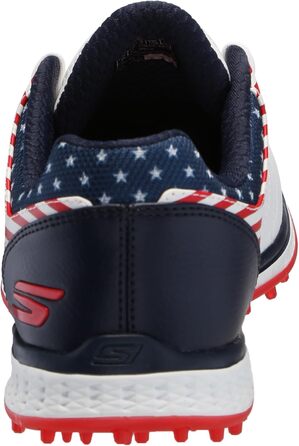 Жіночі гольф-кросівки Skechers Go Pivot Spikeless - білий, темно-синій, червоний (37 EU)