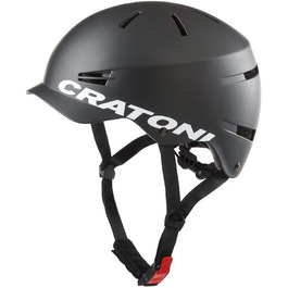 Велошолом Cratoni C-Grand чорний матовий 58-61 см для дорослих та підлітків MTB BMX City Cross