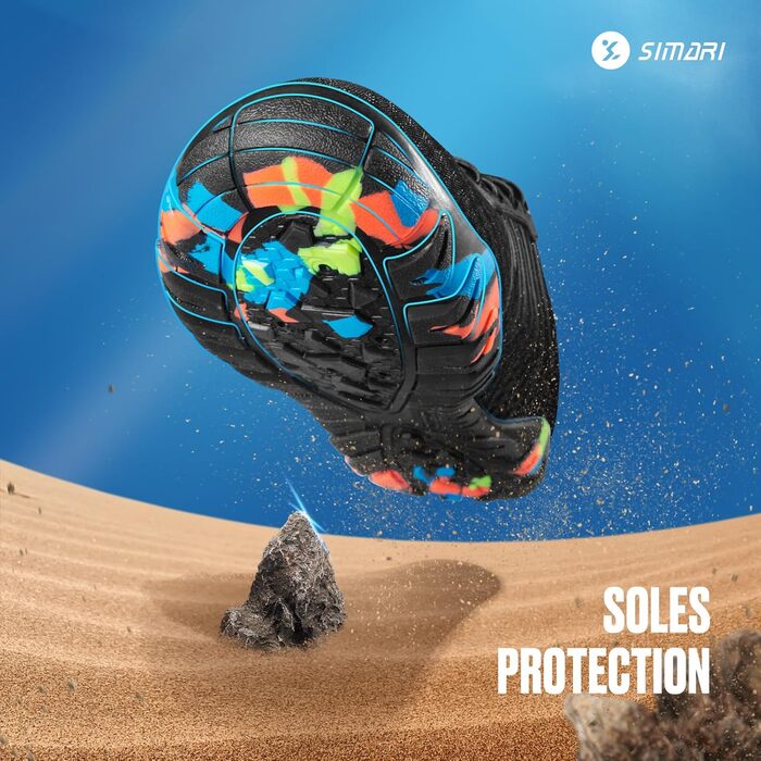 Швидковисихаючі водяні черевики Simari для жінок та чоловіків, для плавання, серфінгу, йоги та відпочинку на пляжі, сірі