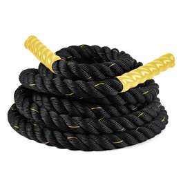 Битва-канат Ultrasport Battle Rope: 9м для силової витривалості та м'язового розвитку, канат для функціональних тренувань