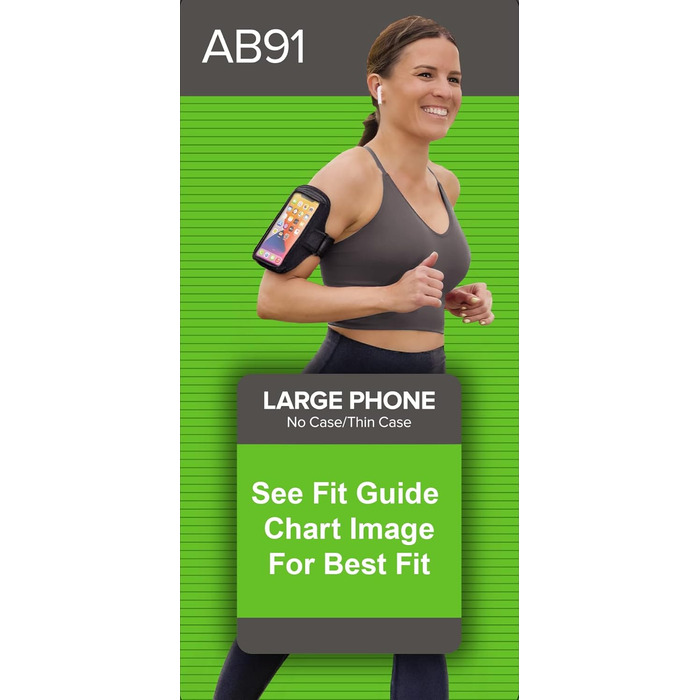 Браслет-тримач для телефону Tune Belt AB91 (iPhone 16/15/14/13/12, 11-16 Pro, 16e, Galaxy S24/S23) - Чорний