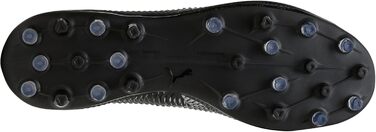 Кросівки футбольні PUMA Future 8 Match Mg - чорний, сріблястий, флуоресцентний зелений, 46 EU