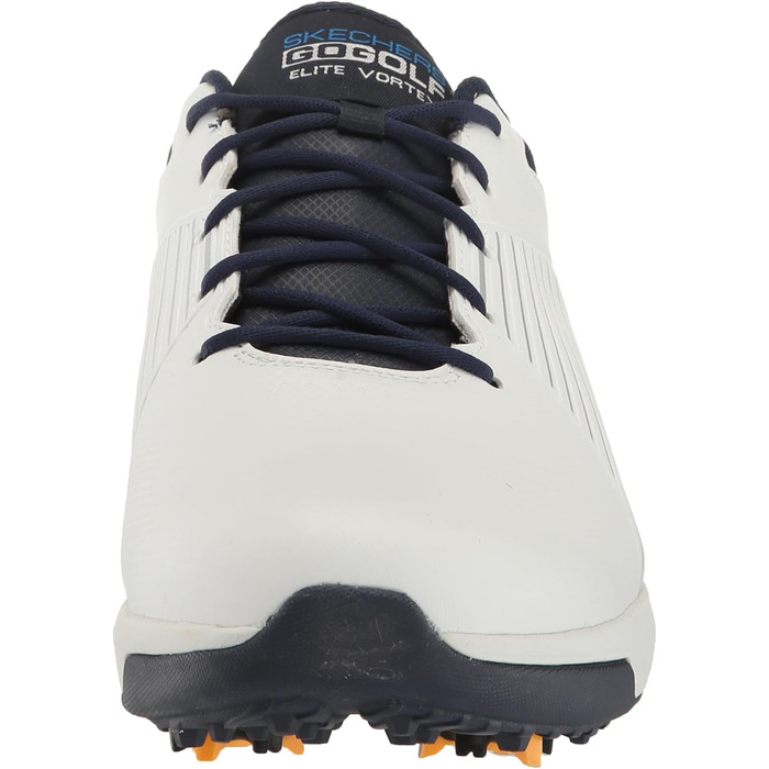 Чоловічі гольф-туфлі Skechers Elite Vortex - білі, з синім оздобленням (47 EU)