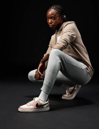 Кросівки жіночі Nike Court Vision Low Next Nature DH3158-600 рожеві з темно-синім, 38.5 EU