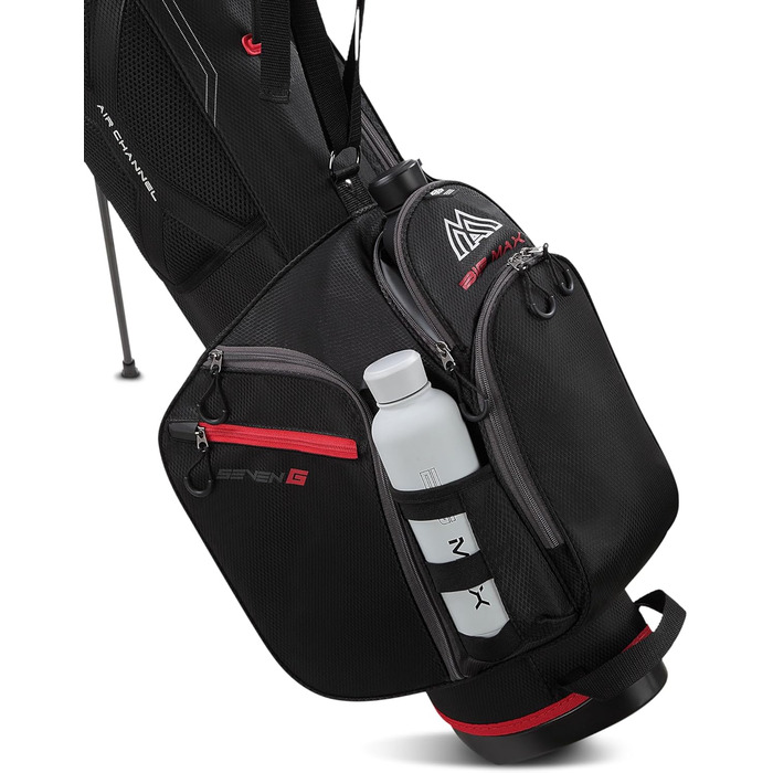 Big Max Heaven 7 - сумка для гольфу Standbag чорно-червона