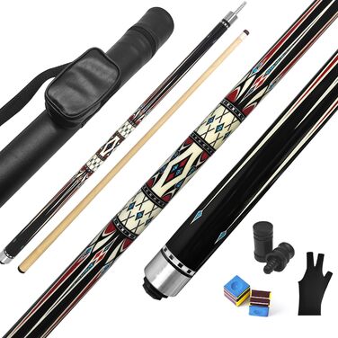 Більярдний кий Pool Cue Stick 58' з Lederspitze 12.5 мм, 20OZ – для початківців та професіоналів