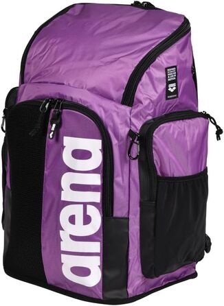 Рюкзак Arena Spiky III 45 літрів, фіолетовий: для плавання, спорту та подорожей. Водовідштовхувальний, з м'якими лямками та відділенням для мокрого одягу