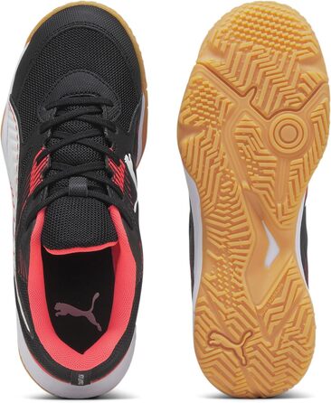 Дитячі кросівки PUMA Solarflash Jr II для фітнесу, 37.5 EU, чорний/фіалковий/білий/Gum