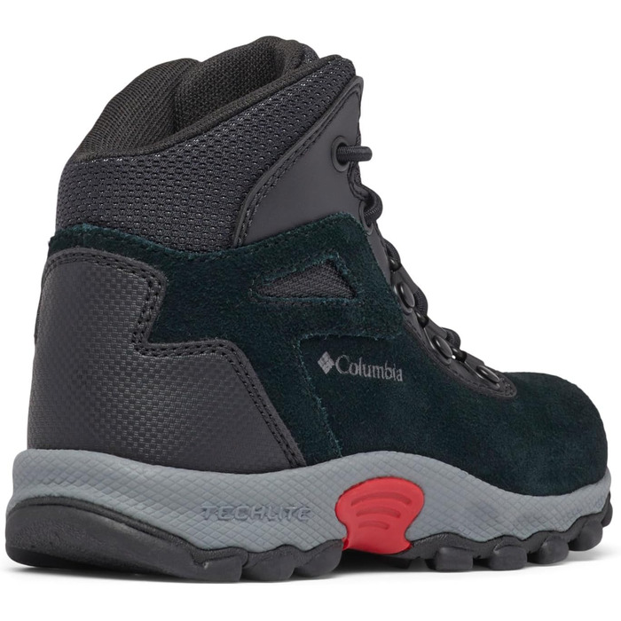 Трекінгові черевики Columbia Newton Ridge Amped Mid Rise для дітей (30 EU, Black Mountain Red)