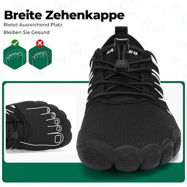 Чоловічі тапочки-шльопанці Saguaro для плавання та відпочинку, легкі, дихаючі, швидко сохнуть, широка передня частина, розмір 39-48 (EU 40, чорний)