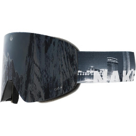 NAKED Optics The TROOP EVO: Скі-маска для чоловіків та жінок, сноуборд маска з змінними лінзами