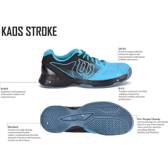 Тенісні кросівки Wilson KAOS STROKE 46 EU - професійні для чоловіків