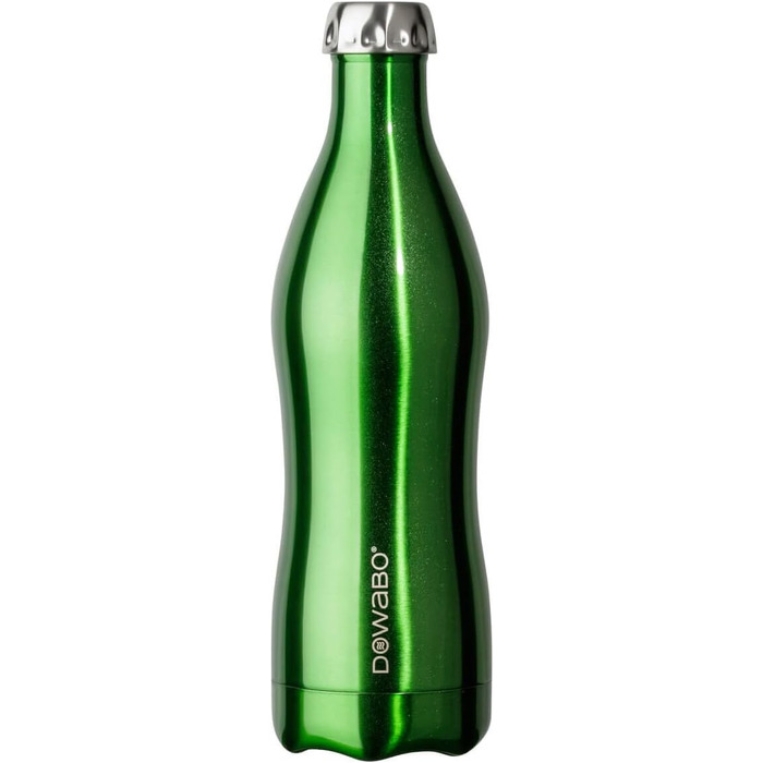 Термобутилка Dowabo Metallic Collection, ізольована, зберігає тепло до 12 годин і холод до 24 годин, герметична, для газованої води