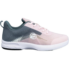 Жіночі боулінгові туфлі Elite Dash: універсальні підошви, ультралегкі, Mono-Mesh, спортивний стиль, сірий/рожевий, 38.5 EU 38 EU