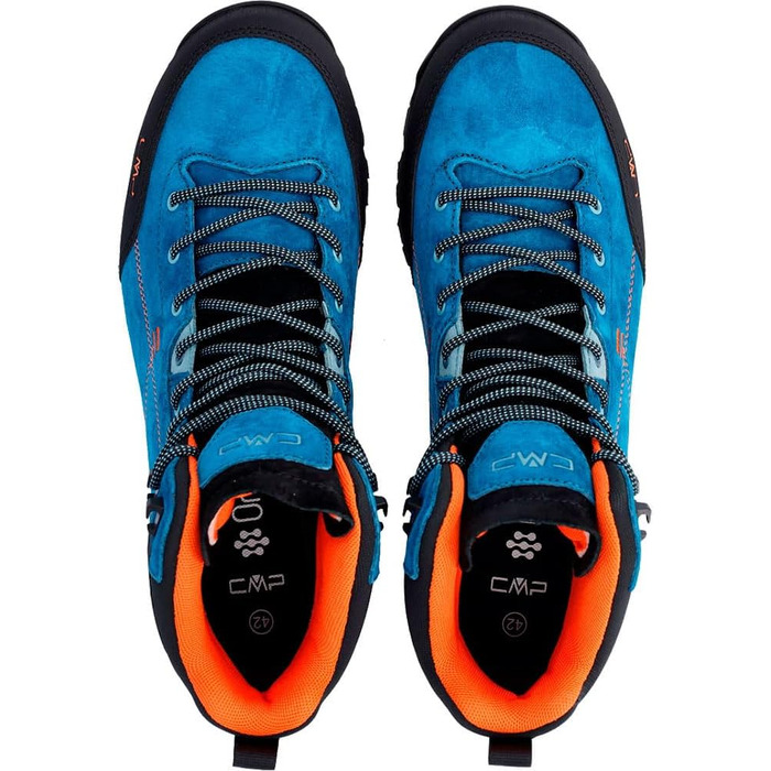 Чоловічі трекінгові черевики CMP Rigel Mid Wp – 3q12947-ug, розмір 40 EU, блакитний, Hydro