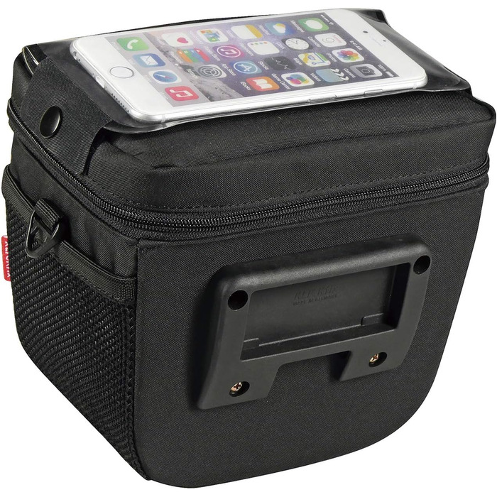 Велосумка на кермо KlickFix Aventour Compact, чорна, 3 л