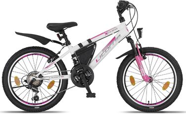 Гірський велосипед Licorne Bike Premium 20 дюймів, 18/21 швидкостей, для дівчат, хлопців, жінок і чоловіків