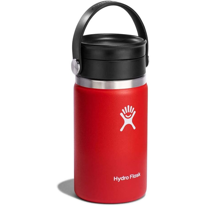 Термос HYDRO FLASK 354 мл вакуумний з нержавіючої сталі, не протікає, з кришкою Flex, для кави, Goji