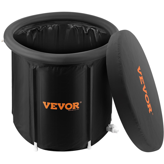 Есбадека VEVOR 80 см для холодної терапії, 290 л, надувна, з кришкою, для спортсменів