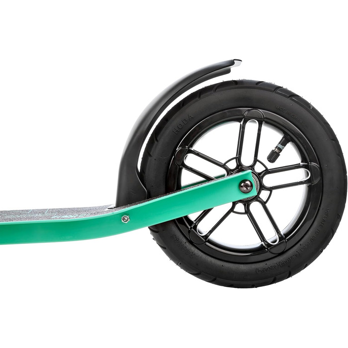 Скутер Raven Roller Cityroller Snug AIR з колесами 200 мм, дзвіночком та тримачем для пляшки (м'ятний)