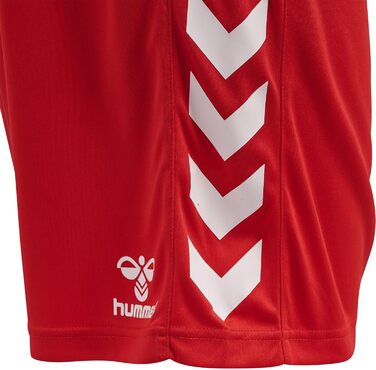 Спортивні чоловічі шорти Hummel Core XK Poy для тренувань та залу, дихаючі та швидкосохнучі, True Red, розмір XL