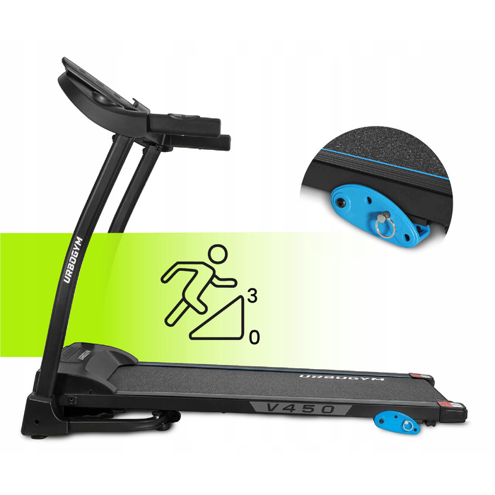 Електрична бігова доріжка Urbogym V450 (до 120 кг)