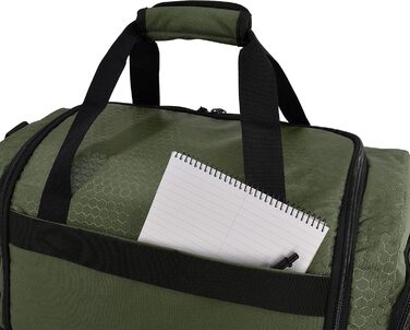 Спортивна сумка FocusGear Ultimate Gym Bag 2.0, водостійка, 10 відділень, середня, зелена, 29,8×26,7×50,8 см