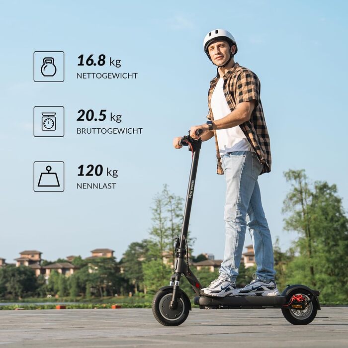 Електросамокат для доріг, 10'' колеса, до 40 км, 20 км/год, амортизація, для дорослих, 120 кг, поворотники, додаток, подвійна гальмівна система, V40PRO Max