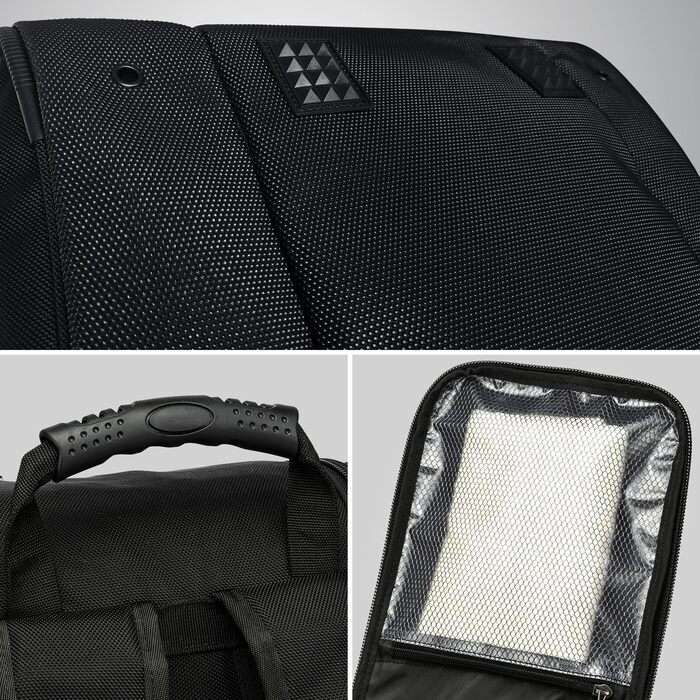 Чохол для лижних черевиків з рюкзачними лямками, рюкзак для лиж/сноуборду, сірий