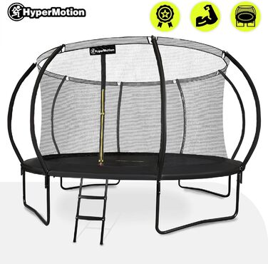Трамплін гірський Hypermotion Outdoor для дітей 244/305/366/430/487 см - швидковисихаючий, водостійкий, велика пружність, для саду (діаметр 430 см / 14 футів)
