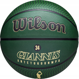 Баскетбольний м'яч Wilson Player Icon Giannis Antetokounmpo Milwaukee