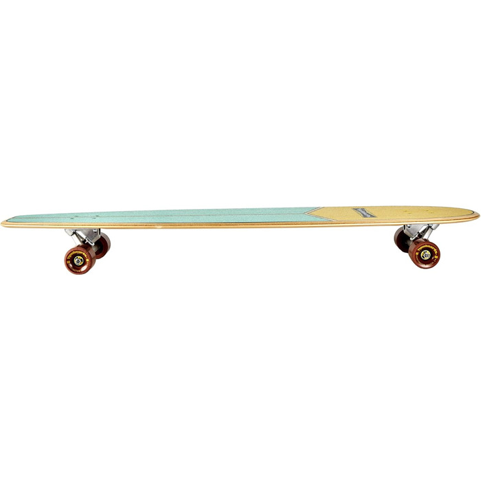 Лонгборд Hamboards Huntington Hop 'Key Lime', ручна робота, для лендсерфінгу і круїзингу, ламінована береза та клен