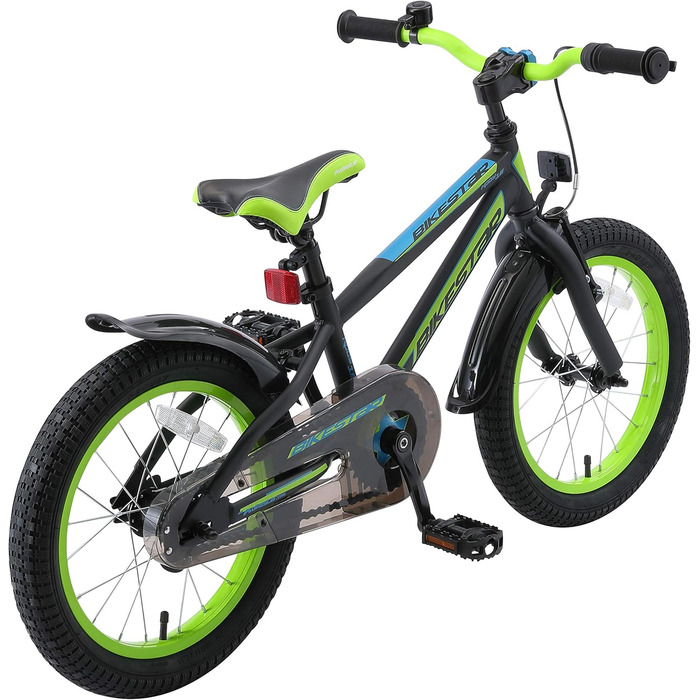 Дитячий велосипед BIKESTAR 16 дюймів для дівчаток і хлопчиків від 4-5 років, гірський велосипед, тестування без ризику