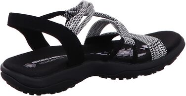 Сандлії Skechers Reggae Slim Stretch Appeal Z-gore на підборах (36 EU, чорно-білі)