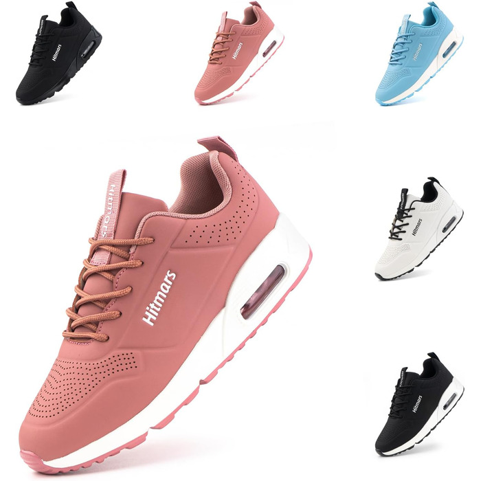 Жіночі кросівки для бігу та фітнесу Dwg823 (чорно-білі, рожеві) EU 36-42