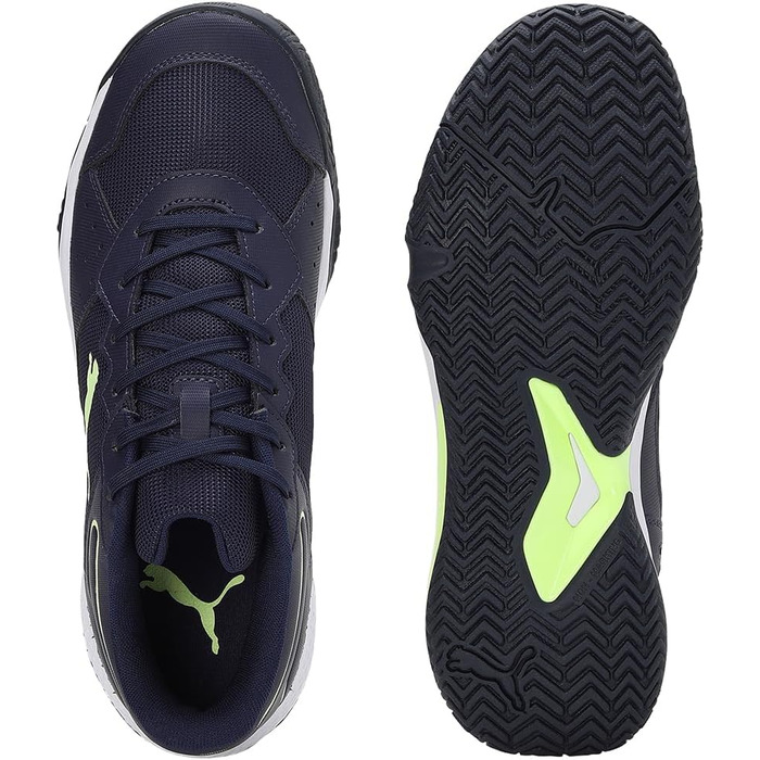 Чоловічі футбольні бутси PUMA Solarsmash Rct, 42.5 EU, Puma Marineblau Fast Gelb Puma Weiß