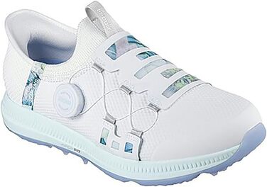 Жіноче golf взуття Skechers Go Golf Elite 5 Arch Fit, водонепроникні сліпони (39.5 EU, білий, багатокольоровий)