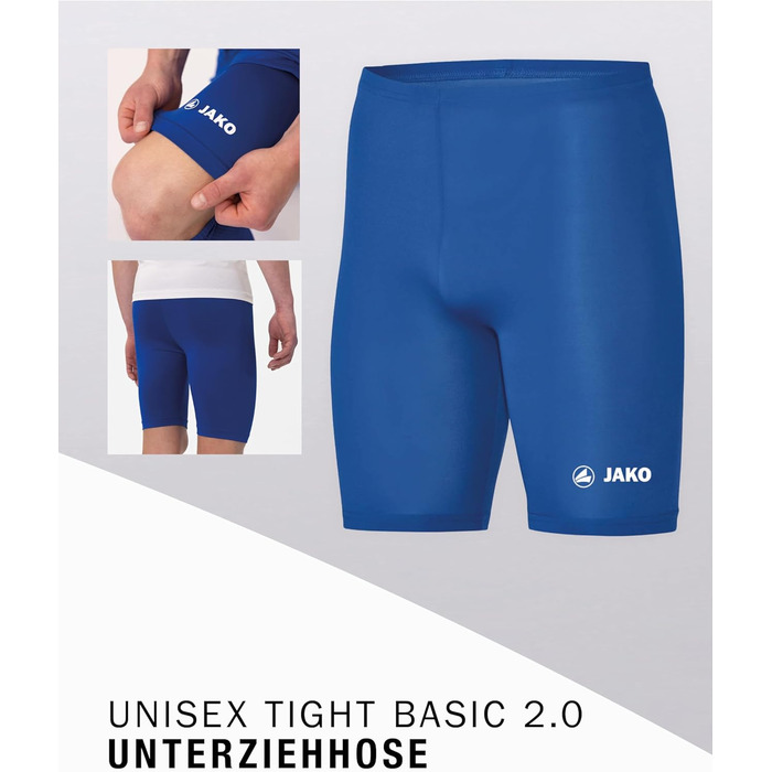 Чоловічі компресійні тайтси JAKO Tight Basic 2.0 8516, колір Royal (L)