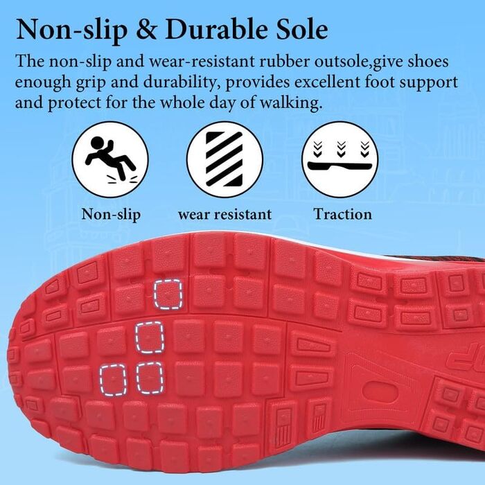 Чоловічі кросівки для бігу та занять спортом: Air Cushion, зручні та дихаючі, чорно-червоні (40 2/3 EU)