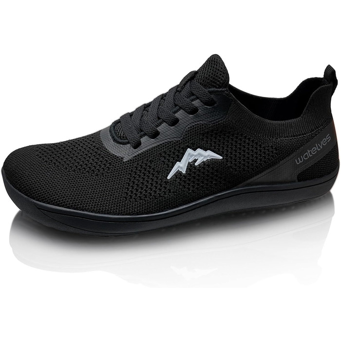 Взуття для ходьби без шкарпеток WateLves: чоловічі та жіночі мінімалістичні трейлранні кросівки, легкі, дихаючі, для фітнесу, 41 EU, чорний