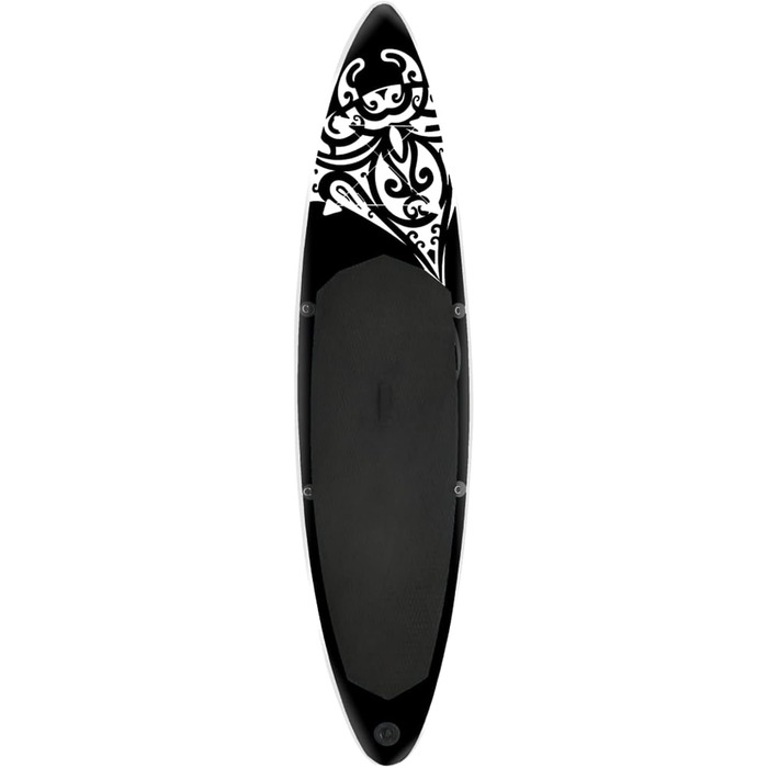 Надувна SUP-дошка ZEYUAN 305x76x15 см з аксесуарами, чорна