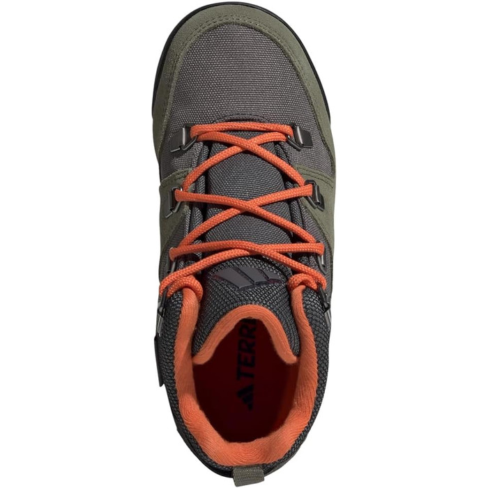 Зимові черевики adidas Terrex Snowpitch Cold.rdy для жінок та чоловіків (31 EU, Olive Strata Wonder White Orange)