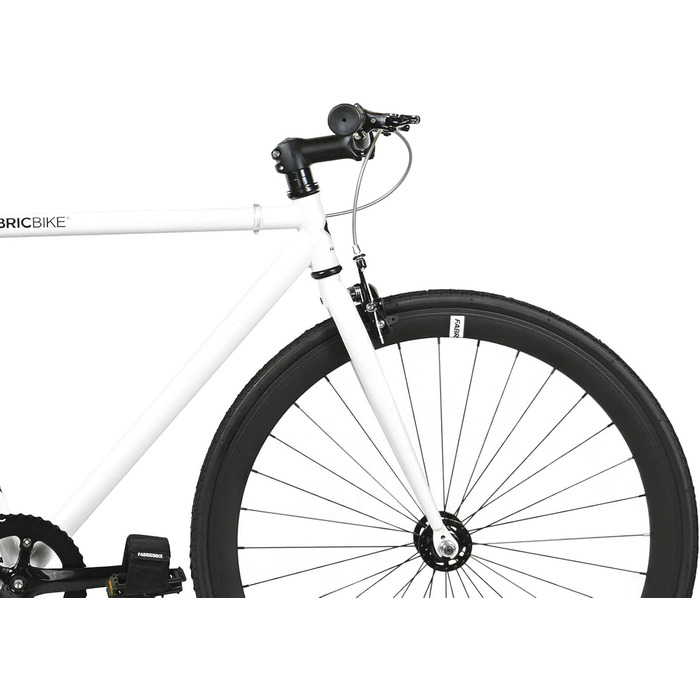 Чоловічий велосипед FabricBike Original 2.0, білий-чорний, розмір S