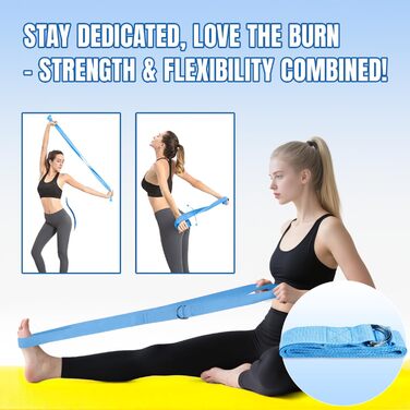 Набір для пілатесу Aischens: кільце Magic Circle, міні-м'яч, еластичні стрічки (6 шт.), для дому, фітнесу, йоги