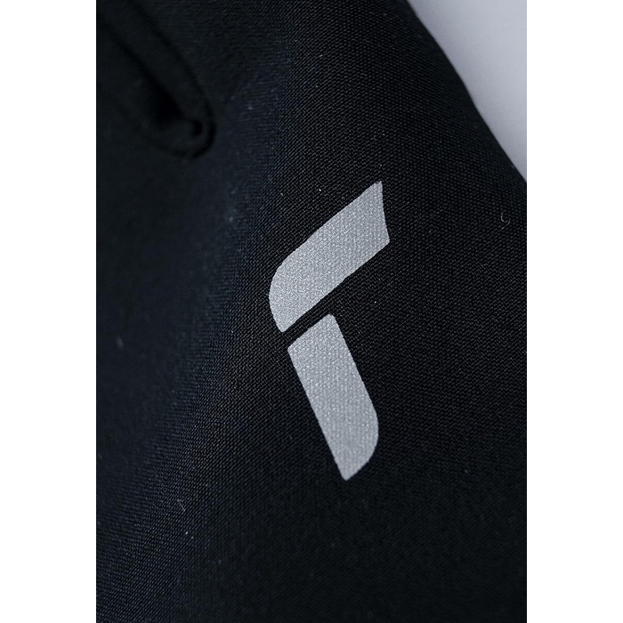 Дитячі рукавички Reusch Softshell чорні/сріблясті, сенсорні (Touchscreen), модель 7702, розмір 4